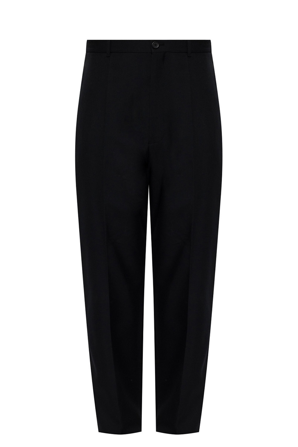 Balenciaga Pleat-front trousers with logo